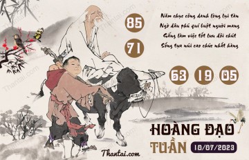 HOÀNG ĐẠO TUẦN 10/07/2023