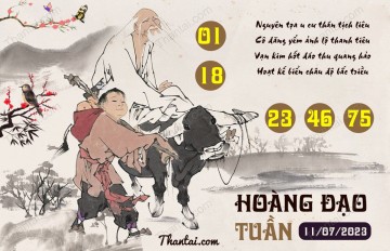 HOÀNG ĐẠO TUẦN 11/07/2023