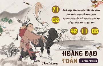 HOÀNG ĐẠO TUẦN 16/07/2023