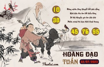 HOÀNG ĐẠO TUẦN 22/07/2023