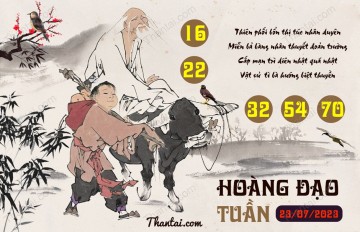 HOÀNG ĐẠO TUẦN 23/07/2023