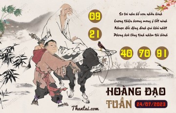 HOÀNG ĐẠO TUẦN 24/07/2023