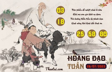 HOÀNG ĐẠO TUẦN 26/07/2023