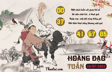 HOÀNG ĐẠO TUẦN 28/07/2023