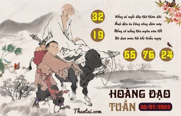 HOÀNG ĐẠO TUẦN 30/07/2023