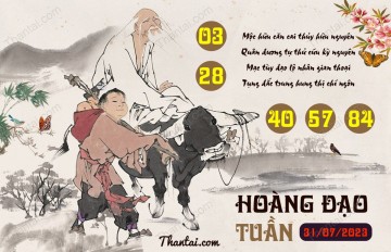 HOÀNG ĐẠO TUẦN 31/07/2023