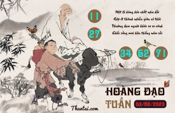 HOÀNG ĐẠO TUẦN 03/08/2023