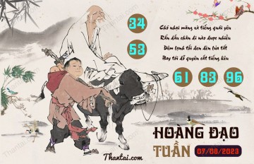 HOÀNG ĐẠO TUẦN 07/08/2023