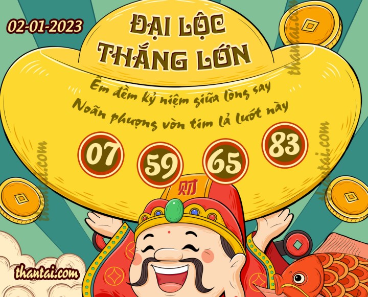 ĐẠI LỘC THẮNG LỚN 01/01/2023
