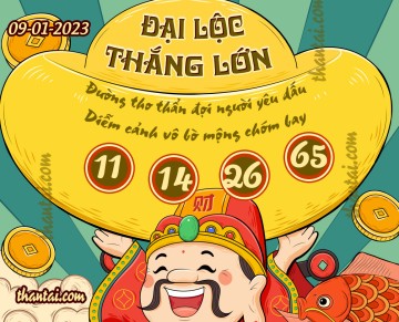 ĐẠI LỘC THẮNG LỚN 09/01/2023