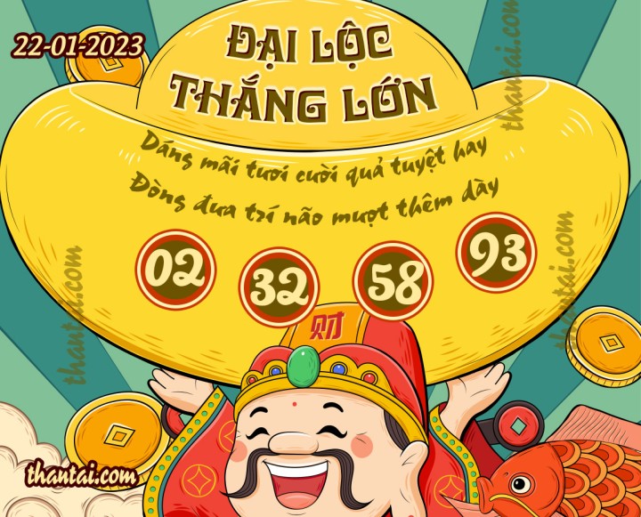 ĐẠI LỘC THẮNG LỚN 07/01/2023