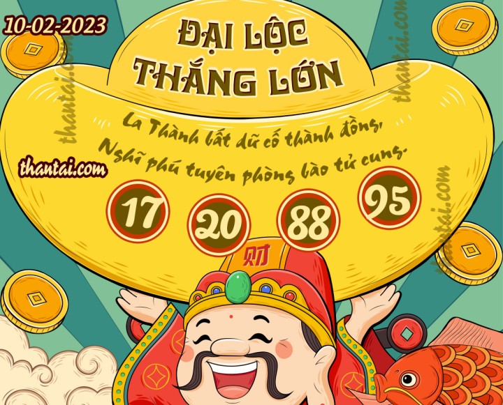 ĐẠI LỘC THẮNG LỚN 26/01/2023