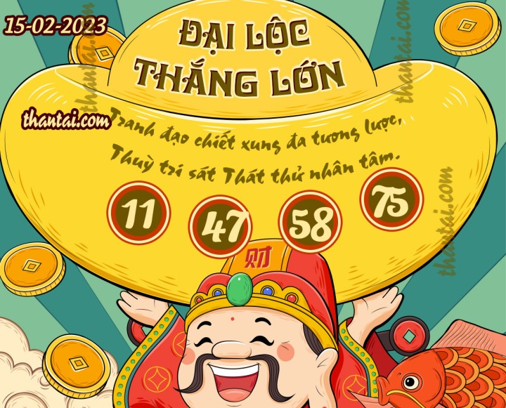 ĐẠI LỘC THẮNG LỚN 31/01/2023