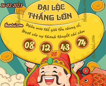 ĐẠI LỘC THẮNG LỚN 16/02/2023