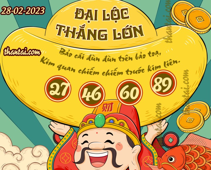 ĐẠI LỘC THẮNG LỚN 13/02/2023