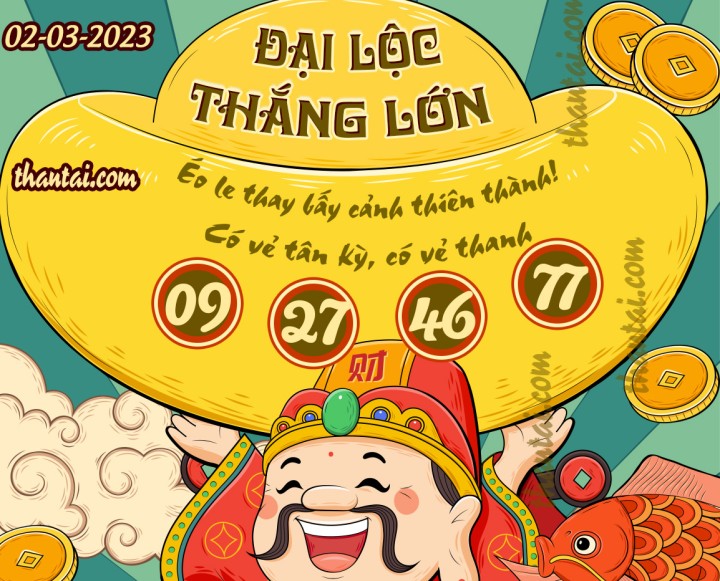 ĐẠI LỘC THẮNG LỚN 15/02/2023