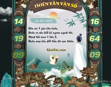 THIÊN VĂN VẬN SỐ 13/02/2023