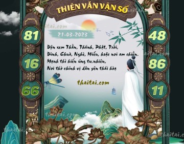 THIÊN VĂN VẬN SỐ 21/03/2023