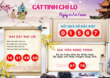 CÁT TINH CHỈ LỘ 01/01/2023