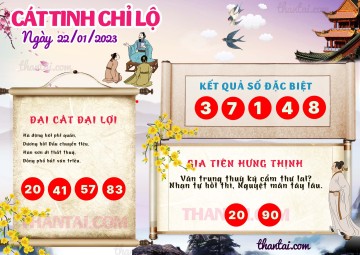 CÁT TINH CHỈ LỘ 22/01/2023