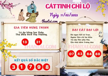 CÁT TINH CHỈ LỘ 11/02/2023