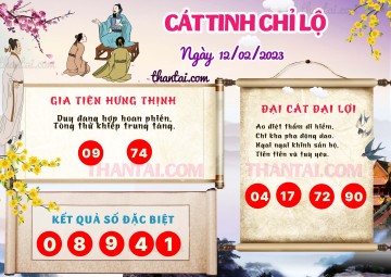 CÁT TINH CHỈ LỘ 12/02/2023