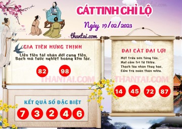 CÁT TINH CHỈ LỘ 19/02/2023