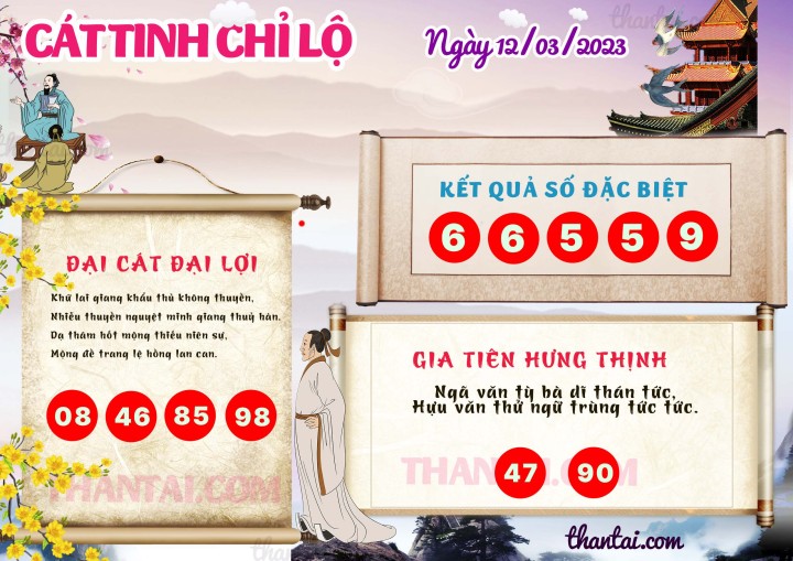 CÁT TINH CHỈ LỘ 25/02/2023