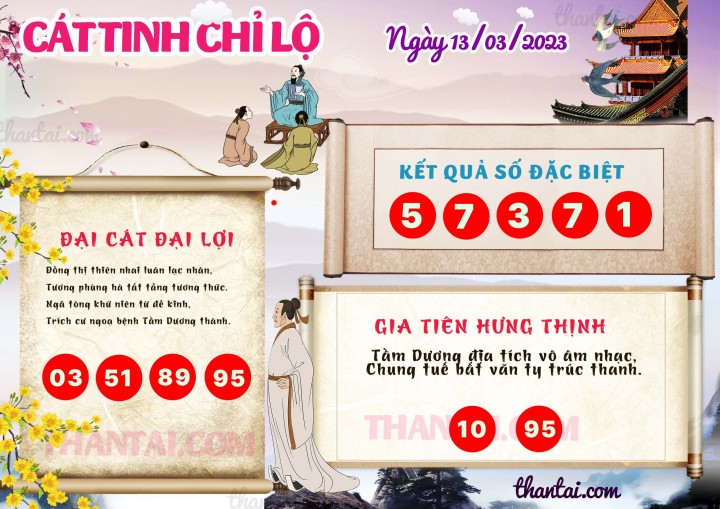 CÁT TINH CHỈ LỘ 26/02/2023