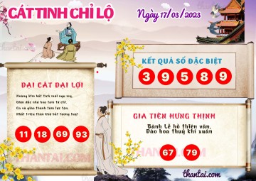 CÁT TINH CHỈ LỘ 17/03/2023