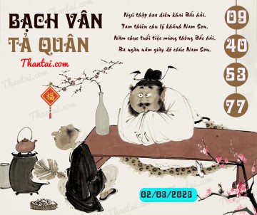 Bạch Vân Tả Quân 02/03/2023