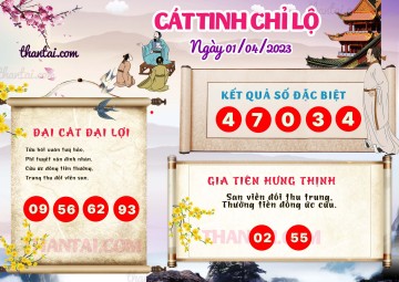 CÁT TINH CHỈ LỘ 01/04/2023