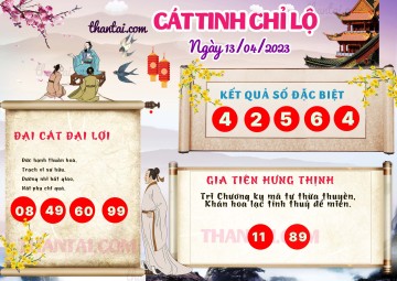 CÁT TINH CHỈ LỘ 13/04/2023