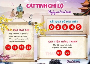 CÁT TINH CHỈ LỘ 05/05/2023