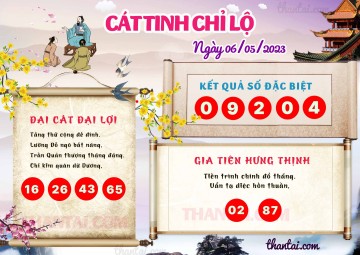 CÁT TINH CHỈ LỘ 06/05/2023