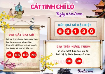 CÁT TINH CHỈ LỘ 11/05/2023