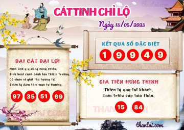 CÁT TINH CHỈ LỘ 13/05/2023