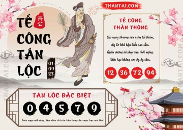 Tế Công Tán Lộc 01/09/2023