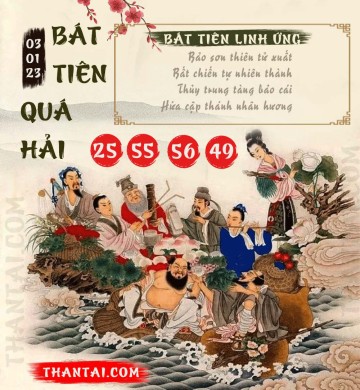 BÁT TIÊN QUÁ HẢI 03/01/2023