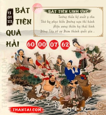 BÁT TIÊN QUÁ HẢI 13/01/2023