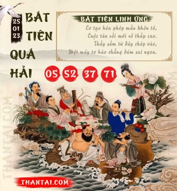 BÁT TIÊN QUÁ HẢI 25/01/2023