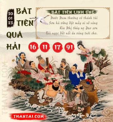 BÁT TIÊN QUÁ HẢI 30/01/2023