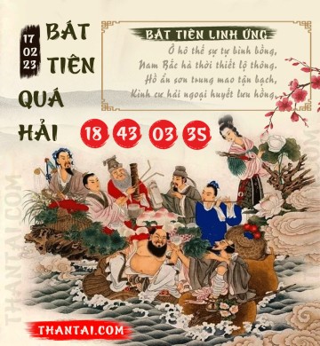 BÁT TIÊN QUÁ HẢI 17/02/2023