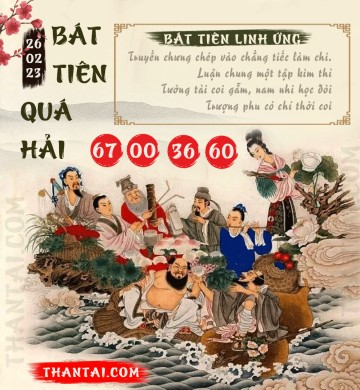 BÁT TIÊN QUÁ HẢI 26/02/2023