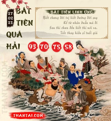 BÁT TIÊN QUÁ HẢI 27/02/2023