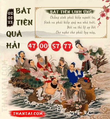 BÁT TIÊN QUÁ HẢI 02/03/2023