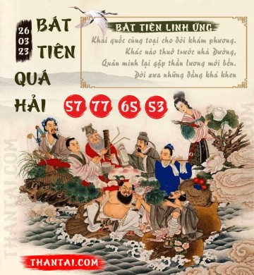 BÁT TIÊN QUÁ HẢI 26/03/2023