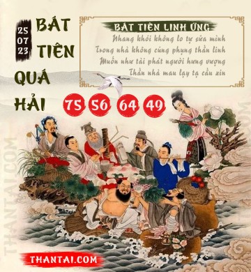 BÁT TIÊN QUÁ HẢI 25/07/2023