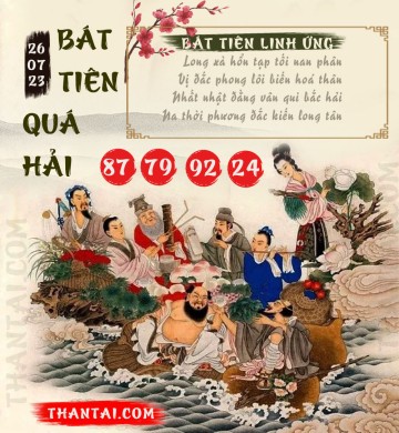 BÁT TIÊN QUÁ HẢI 26/07/2023