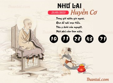 NHƯ LAI HUYỀN CƠ 25/01/2023